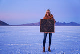 Small Black Diamond - 24 x 24 in.