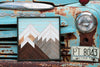 Mini Mountain Light Blue Sky - 18 x 18 in.