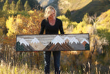 Neutral mountains and trees -  5'x14"