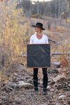 Small Black Diamond - 24 x 24 in.