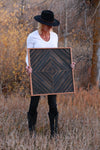 Small Black Diamond - 24 x 24 in.
