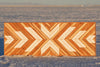 Large White & Redwood - 48 x 18 in.