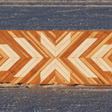 Large White & Redwood - 48 x 18 in.