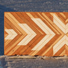 Large White & Redwood - 48 x 18 in.