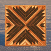 Small Black & Redwood - 24 x 24 in.