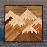 Small Neutral Mountain - 24 x 24 in.