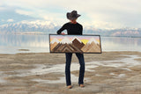 Light yellow sunrise - 3.5'x1.5'