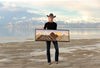 Light yellow sunrise - 3.5'x1.5'