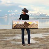 Light yellow sunrise - 3.5'x1.5'